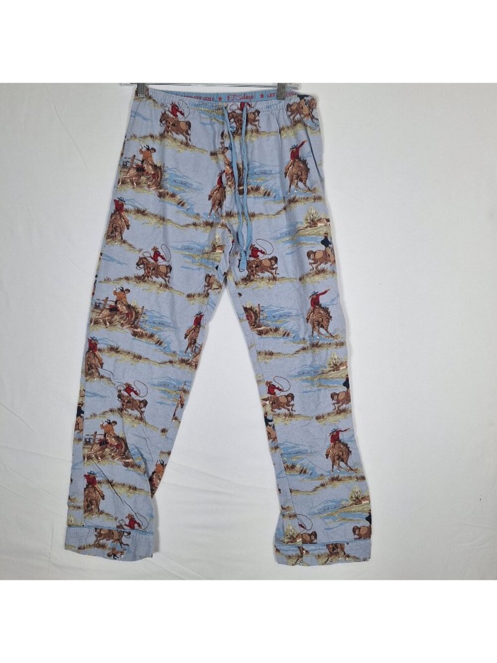 PJ Salvage Cowboy Pajamas 100% Cotton size Small County Western